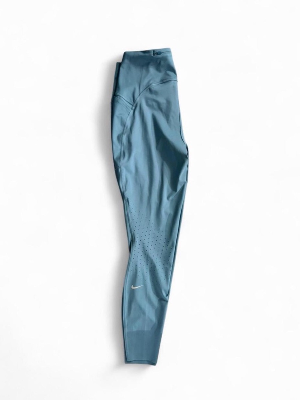 Nike Swift Dri-FIT Leggings Womens Medium Blue High Rise 7/8 Running NWT - Picture 6 of 8